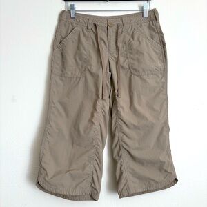 The North Face Nylon Capris Climbing Hike Packable Stow Pocket Sz 4